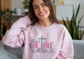 CHRISTLICHES SWEATSHIRT | „The Way, The Truth, The Life“ Bibelvers Pullover | Jesus Statement Shirt | Glaube & Komfort | Geschenk für Christen