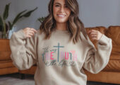 CHRISTLICHES SWEATSHIRT | „The Way, The Truth, The Life“ Bibelvers Pullover | Jesus Statement Shirt | Glaube & Komfort | Geschenk für Christen