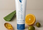 Die Lieblings-Anti-Aging-Lösung meiner Mutter: Forever Renewing Skin Crème mit Aloe Vera.