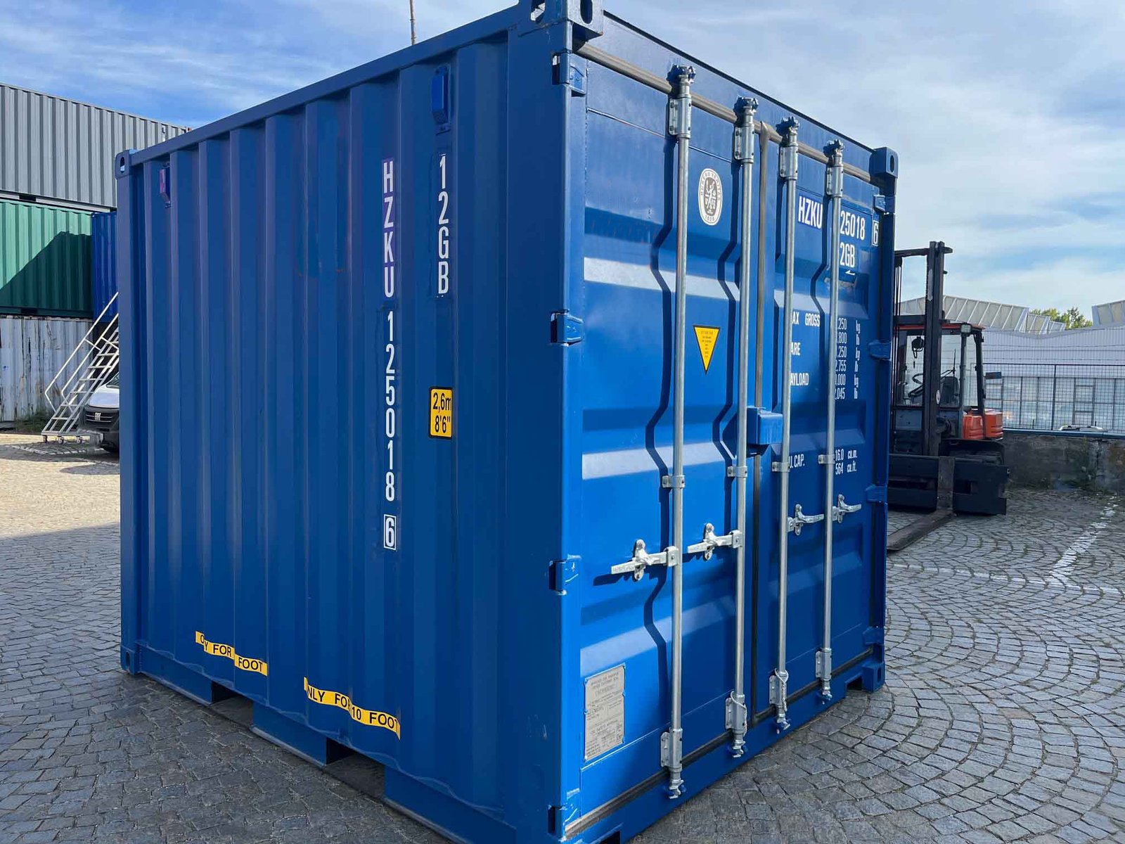 10 Fuß Container neu – Lagercontainer 15,5 m³ für Garten & Bau