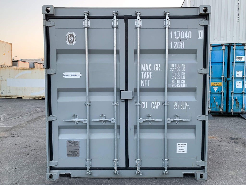 10 Fuß Container neu – Lagercontainer 15,5 m³ für Garten & Bau