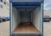 Garagencontainer 20 Fuß mit Sektionaltor – Garage ohne Fundament