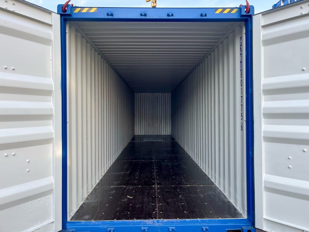 40 Fuß High Cube Seecontainer neu – 76 m³ Lagercontainer